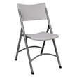 Resin Folding Chair in Light Gray 4 Pack