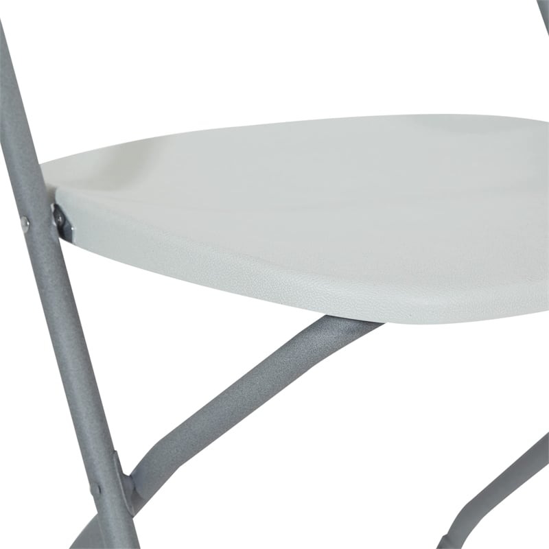 Gray Plastic Folding Chair 4 Pack by Office Star