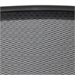 Professional Breathable Mesh Back Chair with Bonded Leather Seat in Black