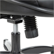 Professional Breathable Mesh Back Chair with Bonded Leather Seat in Black