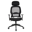 Professional AirGrid Black Back and Mesh Fabric Seat Chair Adjustable Headrest