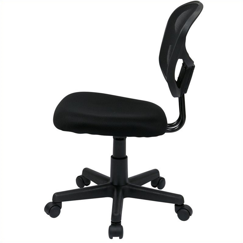 Mesh Task Chair In Black Fabric by OSP Home Furnishings