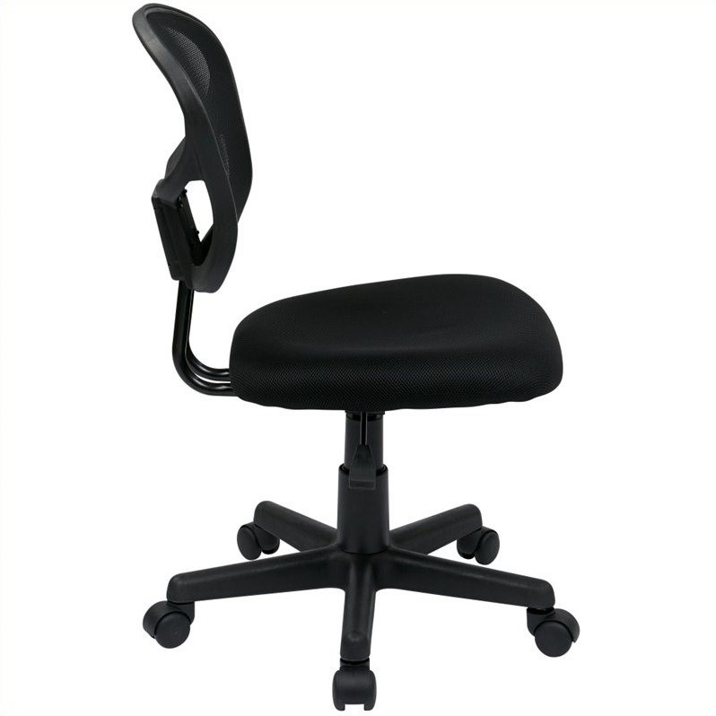 Mesh Task Chair In Black Fabric by OSP Home Furnishings