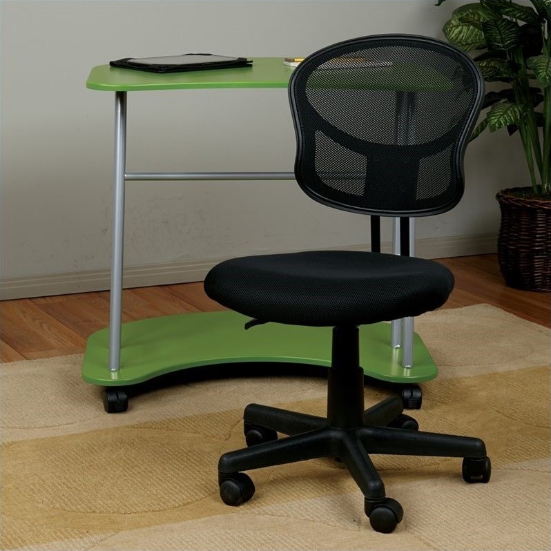 Mesh Task Chair In Black Fabric by OSP Home Furnishings