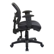 Ergonomic Task Office Chair with Adjustable Arms in Coal Black