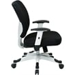 Office Star Pulsar Office Chair with Padded Mesh Seat and Back in Black Fabric