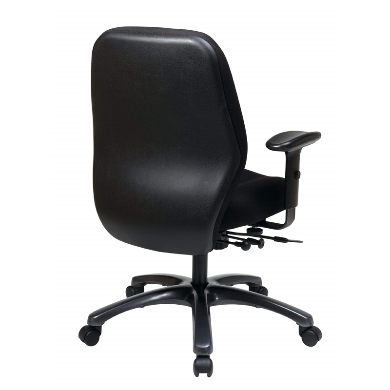 24 Hour Ergonomic Black Chair with 2-to-1 Synchro Tilt