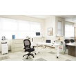 Office Star AirGrid Back and Mesh Fabric Seat Office Chair in Black