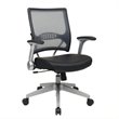 Professional AirGrid Back and Seat Managers Office Chair in Black Leather