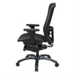 Office Star ProGrid High Back Office Chair in Black Fabric