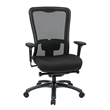 ProGrid High Back Office Chair in Coal Black Fabric