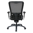 ProGrid High Back Office Chair in Coal Black Fabric