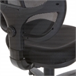 Mesh Screen Back Task Office Chair in Black Fabric