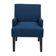 Main Street Guest Chair in Woven Indigo Blue Fabric