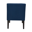 Main Street Guest Chair in Woven Indigo Blue Fabric