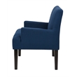 Main Street Guest Chair in Woven Indigo Blue Fabric