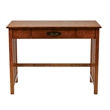 Sierra Writing Desk in Ash Brown Finish with Pull Out Drawer and Solid Wood Legs