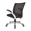 Mesh Seat and Screen Back Managers Chair in Black