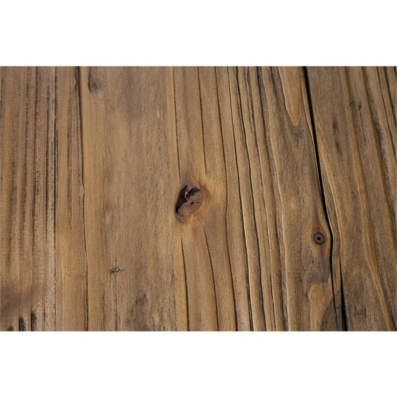 Riverside Furniture Hawthorne Solid Wood Coffee Table in Barnwood Brown