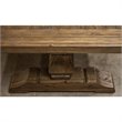 Riverside Furniture Hawthorne Solid Wood Coffee Table in Barnwood Brown