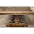 Riverside Furniture Hawthorne Solid Wood Coffee Table in Barnwood Brown