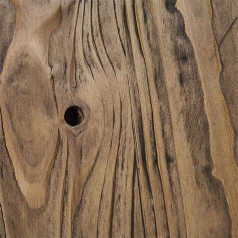 Riverside Furniture Hawthorne Solid Wood Coffee Table in Barnwood Brown