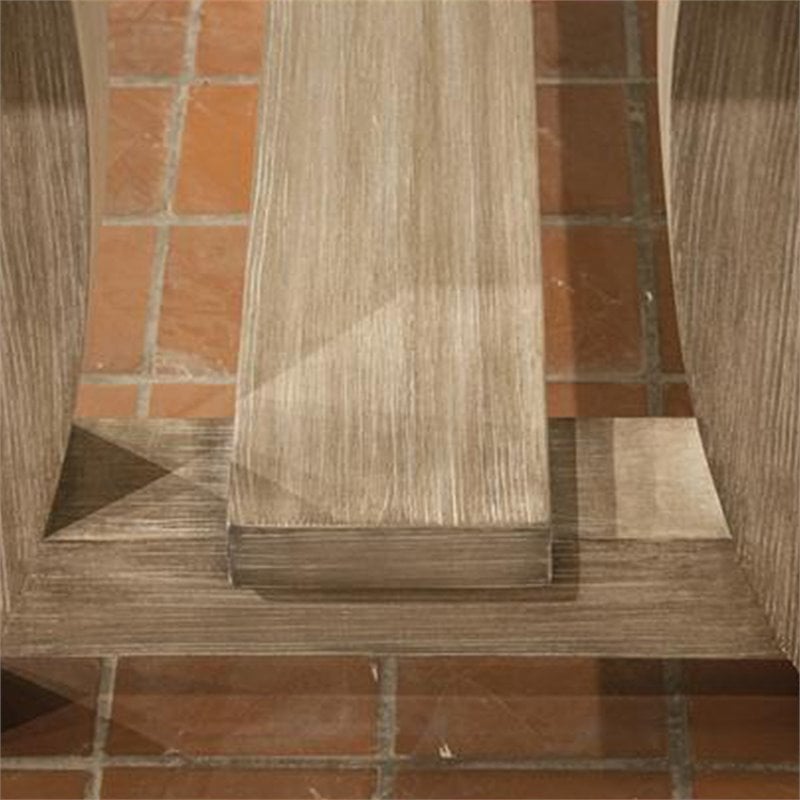 Riverside Furniture Sophie Wood Counter Height Trestle Dining Table in Natural
