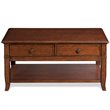 Riverside Furniture Campbell Wood Coffee Table in Burnished Cherry