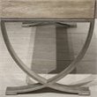 Riverside Furniture Sophie Wood and Metal Writing Desk in Natural