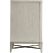 Riverside Furniture Maisie Wood 3-Drawer Modern Nightstand in Champagne Beige