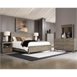 Riverside Furniture Intrigue Wood Framed Mirror in Hazelwood Brown