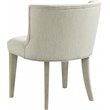 Riverside Furniture Cascade Upholstered Wood Curved Back Chair in Dovetail Gray