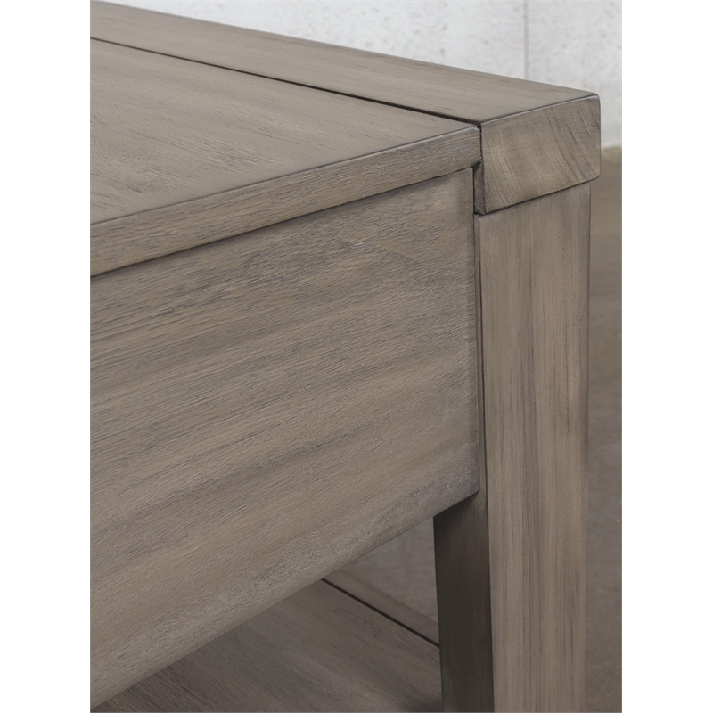 Riverside Furniture Riata Modern Contemporary Wood Coffee Table in Gray Wash