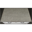 Riverside Furniture Cora Large Wood Coffee Table in Cloud White and Fog Gray