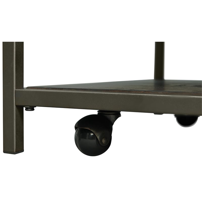 Riverside Furniture Hyde Rectangular Wood Coffee Table in Caviar Brown