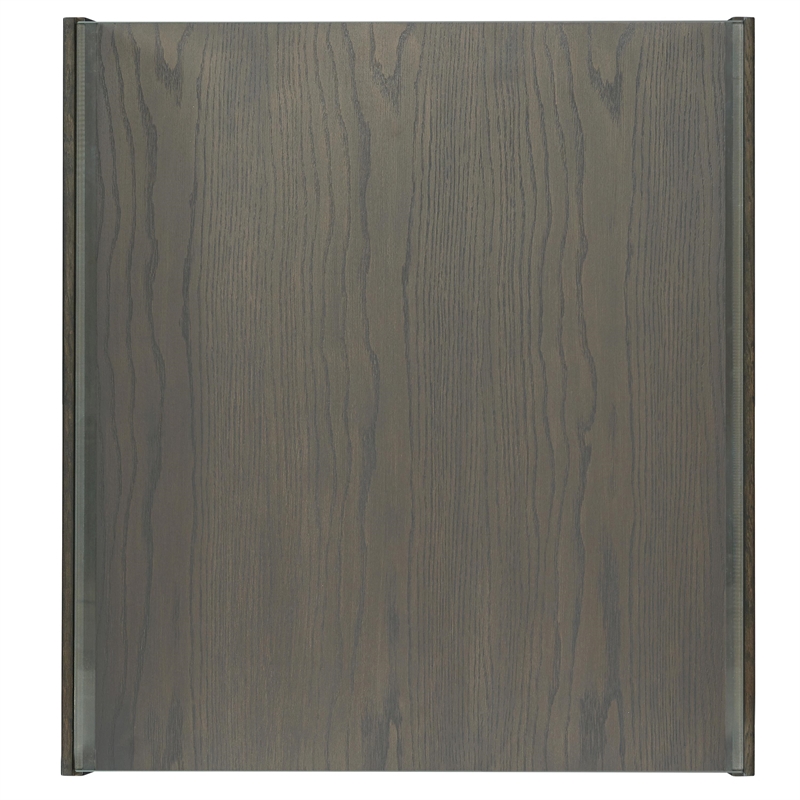 Riverside Furniture Hyde Rectangular Wood Side Table in Caviar Brown