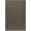 Riverside Furniture Hyde Rectangular Wood Chairside Table in Caviar Brown