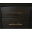 Riverside Furniture Prelude Swivel Wood L-Desk with Lift Top in Umber Brown