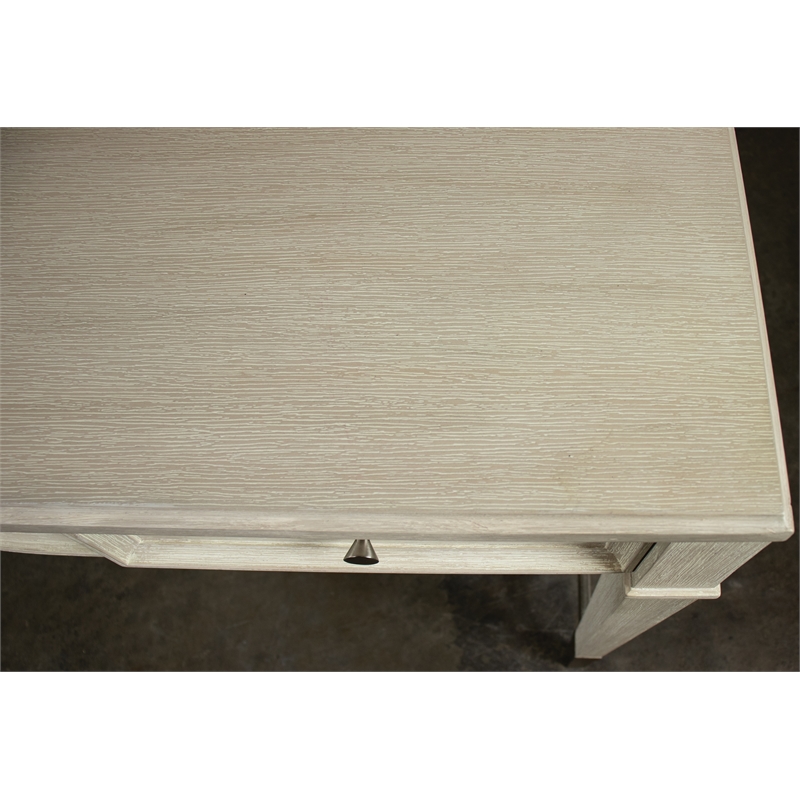 Riverside Furntiure Maisie  Wood Writing Desk in Champagne Beige