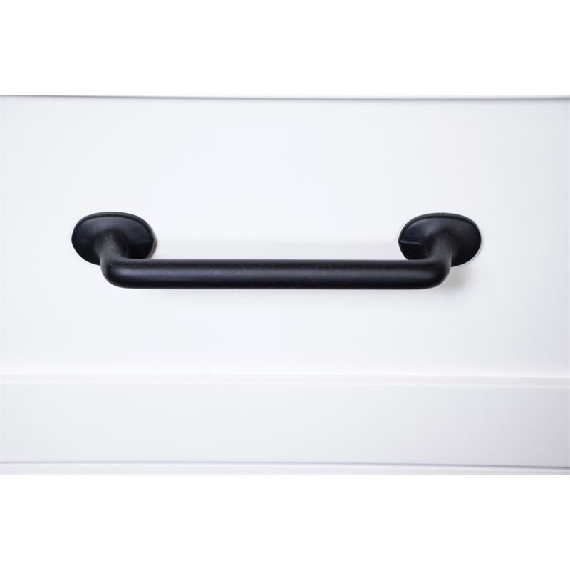 Riverside Furniture Cora Wood 7-Drawer Dresser in Cloud White and Fog Gray