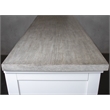 Riverside Furniture Cora Wood 7-Drawer Dresser in Cloud White and Fog Gray