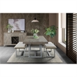 Riverside Furniture Intrigue Upholstered Wood Dining Bench in Tan Hazelwood