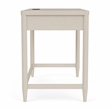 Riverside Furniture Maren Writing Desk in Sand Wood White