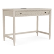 Riverside Furniture Maren Writing Desk in Sand Wood White