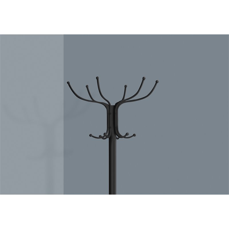 Coat Rack Hall Tree 12 Hooks Entryway 70