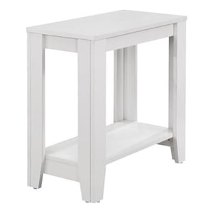 Accent Table Side End Nightstand Lamp Living Room Bedroom Laminate White