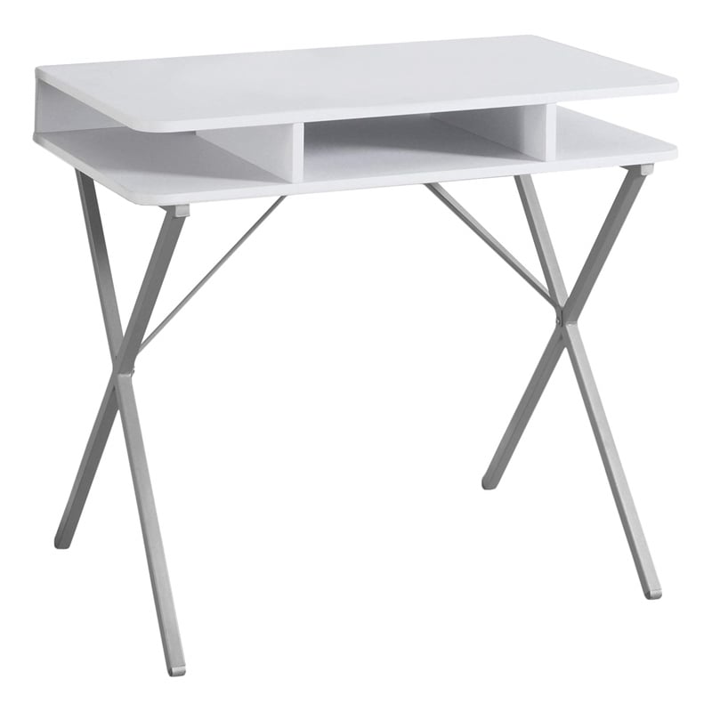 Computer Desk Home Office Laptop Storage Shelves 31