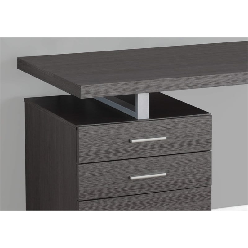 Computer Desk Home Office Laptop Storage Drawers 48