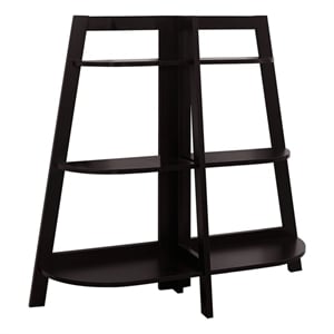 Bookshelf Bookcase Etagere 3 Tier 48&quotH Office Bedroom Laminate Brown