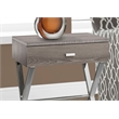 Accent Table Side End Nightstand Lamp Living Room Bedroom Metal Brown